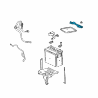 OEM Toyota Hold Down Diagram - 74404-17100