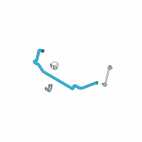 OEM 2004 BMW 325Ci Stabilizer, Front Diagram - 31-35-1-097-178