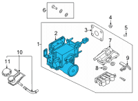 OEM Hyundai Elantra UNIT ASSY- INTEGRATED ELECTRIC Diagram - 58520-BY100