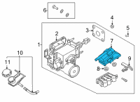 OEM 2021 Hyundai Elantra RESERVOIR ASSY Diagram - 58511-BY100