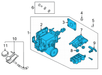 OEM Hyundai INTEGRATED ELECTRIC BOOSTER Diagram - 58500-BY100