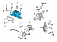 OEM Buick Envision Side Mount Diagram - 84356441