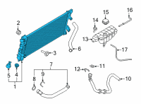 OEM 2021 Ford F-150 RADIATOR ASY Diagram - ML3Z-8005-A