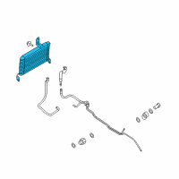 OEM 2011 Ford E-350 Super Duty Oil Cooler Diagram - 8C2Z-7A095-E