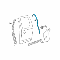 OEM 2005 Toyota Tundra Rear Weatherstrip Diagram - 67874-0C010