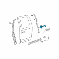 OEM 2001 Toyota Tundra Door Check Diagram - 68630-0C020