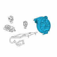 OEM 2018 Chevrolet Cruze Clock Spring Diagram - 13492929