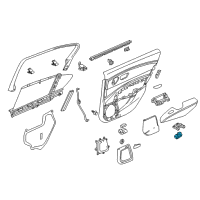 OEM 2015 Acura RLX Switch Assembly, Rear Power Window (R) Diagram - 35770-TY2-A01