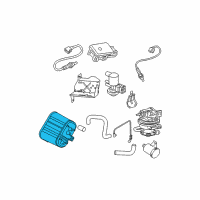 OEM 2003 Jeep Wrangler CANISTER-Vapor Diagram - 52109503AB