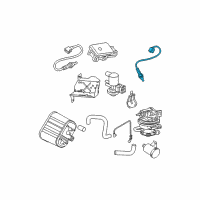 OEM 2002 Jeep Wrangler Oxygen Sensor Diagram - 56041847AA