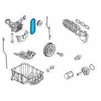 OEM 2016 Ford Focus Drive Belt Diagram - F1FZ-6B651-A