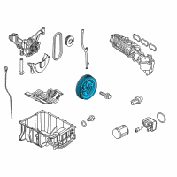 OEM 2018 Ford EcoSport Pulley Diagram - F1FZ-6312-A