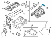 OEM 2018 Nissan Kicks Gasket-Intake Manifold Diagram - 16175-5RB0A