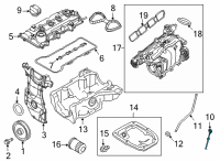 OEM 2020 Nissan Versa Gauge - Oil Level Diagram - 11140-5RL0A