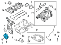 OEM Nissan Versa PULLEY-CRANKSHF Diagram - 12303-5RB0A