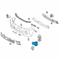 OEM 2013 Toyota Land Cruiser Park Sensor Diagram - 89341-33190-J4