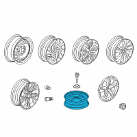 OEM 2019 Honda Civic Valve, Rim Diagram - 42753-SVB-003