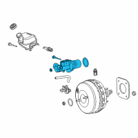 OEM 2007 Chrysler PT Cruiser Master Cylinder-Brake Diagram - 5142507AB
