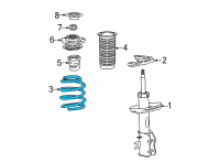 OEM 2022 Chevrolet Bolt EV Spring Diagram - 42715331