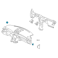 OEM 2008 Acura RL Sensor Assembly, Duct Diagram - 80570-SJA-A01