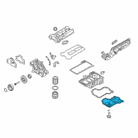 OEM BMW X5 Oil Pan Diagram - 11-13-7-854-418