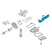 OEM 2014 BMW X5 Intake Manifold System Diagram - 11-61-7-601-432