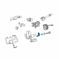 OEM Saturn Sky Theft Deterrent Module Assembly Diagram - 25807440