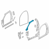 OEM 2013 Ram 3500 REINFMNT-A-Pillar Diagram - 55372672AA