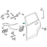 OEM 2019 Honda Pilot Bolt, Door Latch (M6) Diagram - 90103-TR0-003