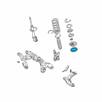 OEM 2001 Nissan Maxima Front Spring Rubber Seat Diagram - 54034-31U20