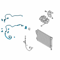 OEM 2015 Kia Optima Tube Assembly-Suction Diagram - 977754U500