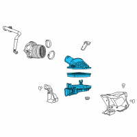 OEM 2021 Chevrolet Camaro Air Cleaner Assembly Diagram - 84090480