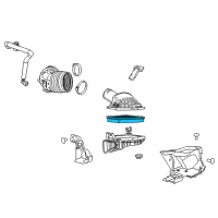 OEM 2022 Chevrolet Camaro Filter Element Diagram - 23323508