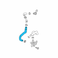 OEM 2017 Buick Encore Inlet Hose Diagram - 95383961