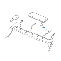 OEM 1993 Oldsmobile Achieva Bulb, Instrument Cluster Diagram - 25089350