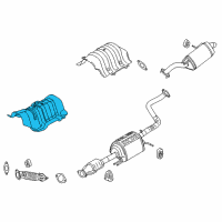 OEM 2019 Kia Soul Panel-Heat Protector Diagram - 28791B2000