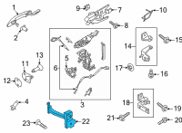 OEM Lincoln Corsair CHECK ASY - DOOR Diagram - LJ7Z-7827204-A