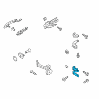 OEM Ford Escape Upper Hinge Diagram - H1BZ-5826800-A