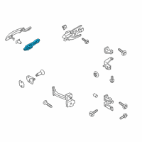 OEM Lincoln Corsair LATCH Diagram - LJ7Z-78264A26-B