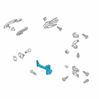OEM 2021 Ford Escape Lower Hinge Diagram - H1BZ-5826810-A