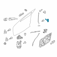 OEM 2007 Lincoln MKZ Door Check Diagram - 6E5Z-5423552-AA