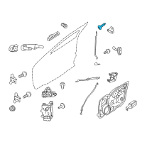 OEM 2009 Lincoln MKZ Striker Screw Diagram - -W711379-S900