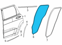 OEM 2021 Jeep Grand Cherokee L REAR DOOR OPENING Diagram - 68458320AE