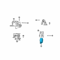 OEM Jeep Patriot Insulator Diagram - 5105494AF