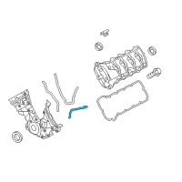 OEM Ford Front Cover Gasket Diagram - BR3Z-6020-B