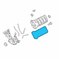 OEM 2016 Ford Mustang Valve Cover Gasket Diagram - ER3Z-6584-B