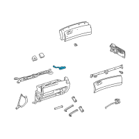 OEM 2003 Lexus LS430 Lamp Sub-Assy, Console Box Diagram - 81206-50020