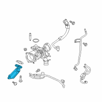 OEM Ford Transit Connect Oil Outlet Tube Diagram - BM5Z-6L092-D