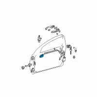 OEM 2001 Toyota RAV4 Handle, Inside Diagram - 69206-30150-E2