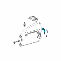 OEM 2005 Toyota RAV4 Cylinder & Keys Diagram - 69052-42100